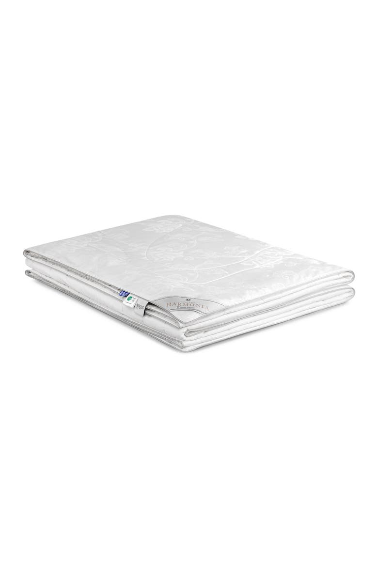 Harmonia kapok silk comforter, Main, color, White