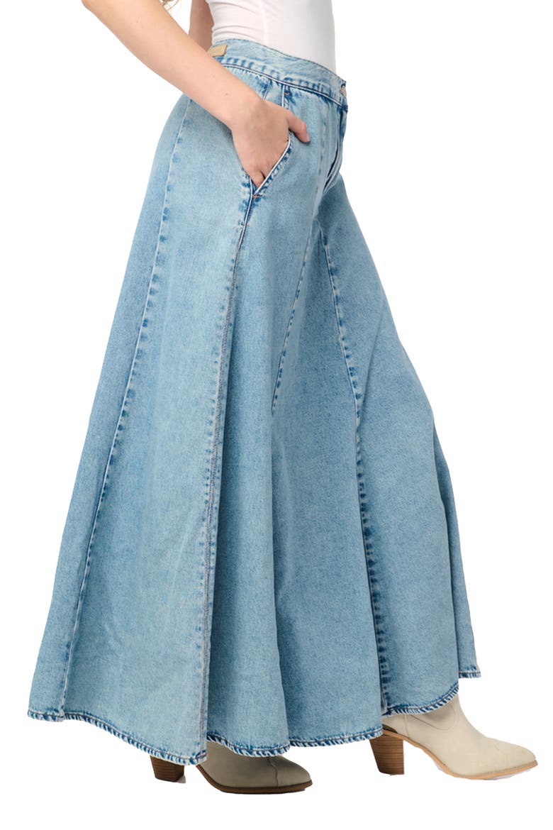 A-Line Denim Skirt, Alternate, color, IN MY MIND