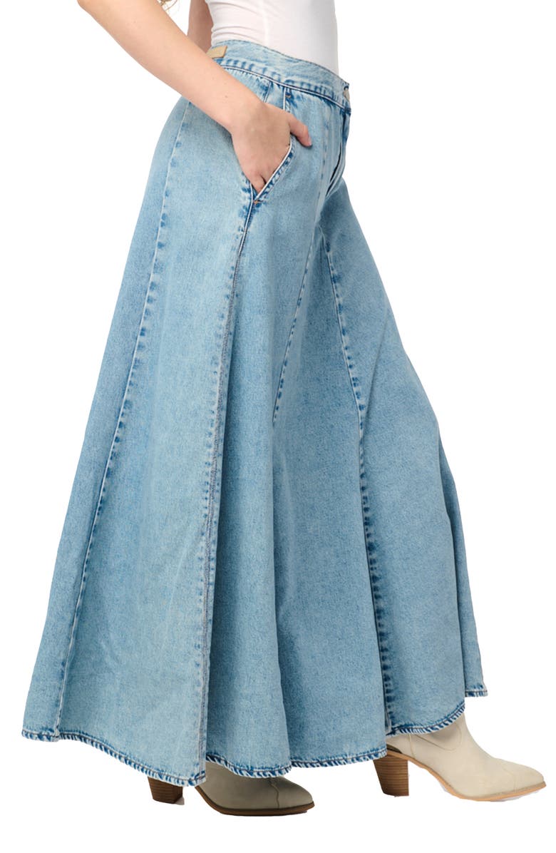 BLANKNYC A-Line Denim Skirt, Alternate, color, In My Mind