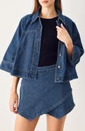 FREEMARKET Denim Cape Jacket