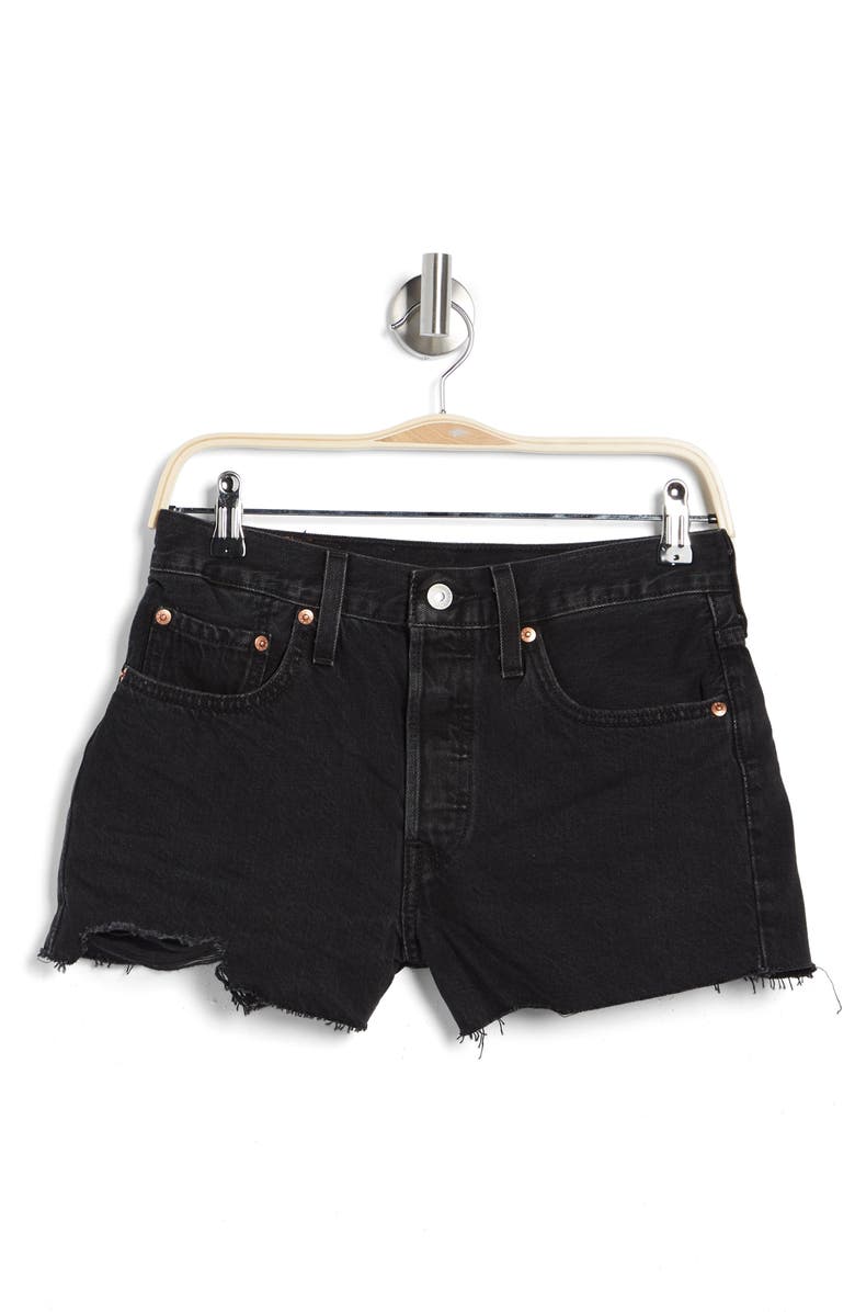 Levi's<sup>®</sup> LEVIS 501 Original Cutoff Shorts, Alternate, color, Lunar Black