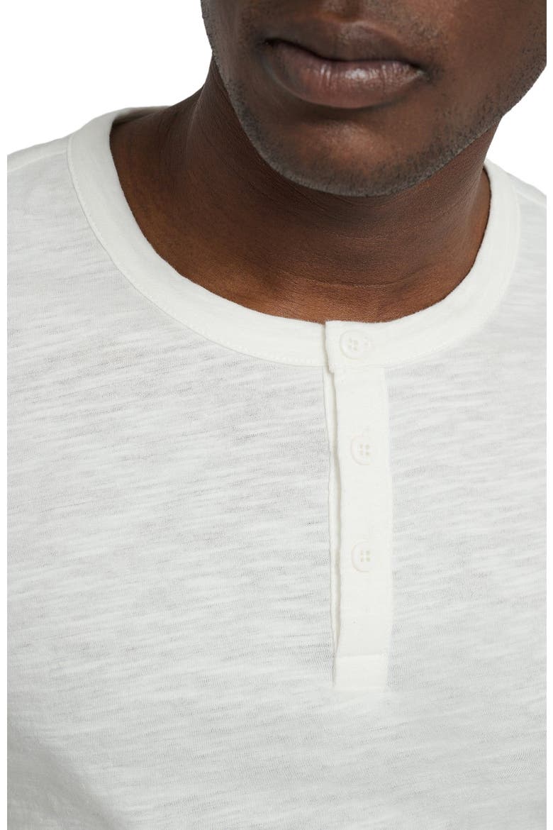 Long Sleeve Slub Henley, Alternate, color, WHITE