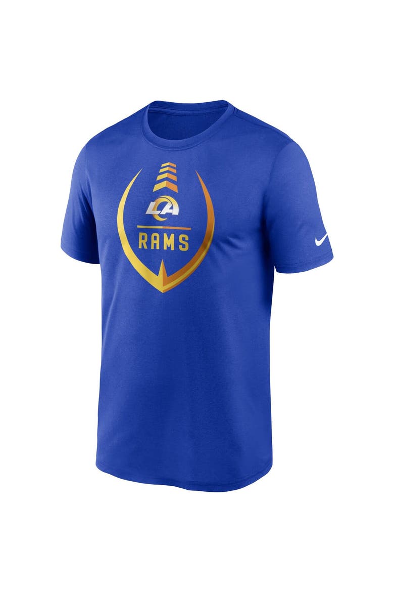 Men's Nike Royal Los Angeles Rams Icon Legend Performance T-Shirt, Alternate, color, Royal