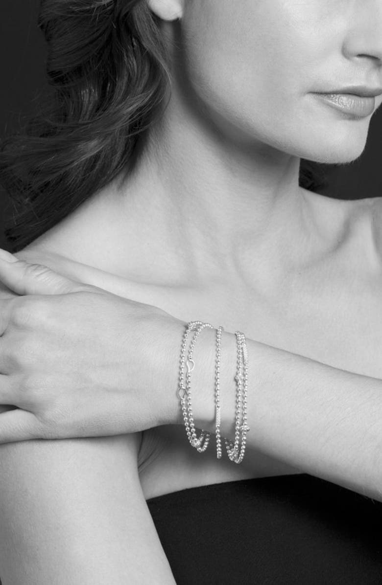 LAGOS 'Caviar Icon' Multistrand Bracelet, Alternate, color, Silver/Gold
