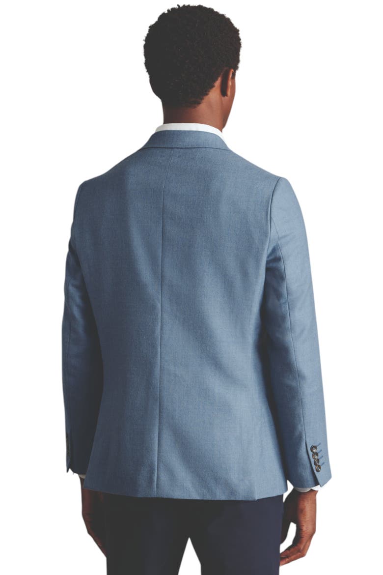 Wool Texture Twill Jacket, Alternate, color, Airforce Blue