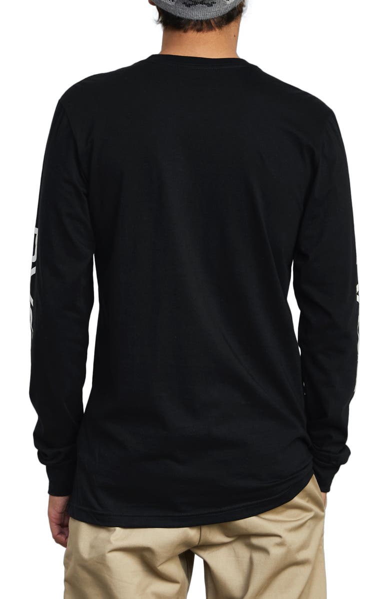 RVCA Big Logo Long Sleeve T-Shirt, Alternate, color,