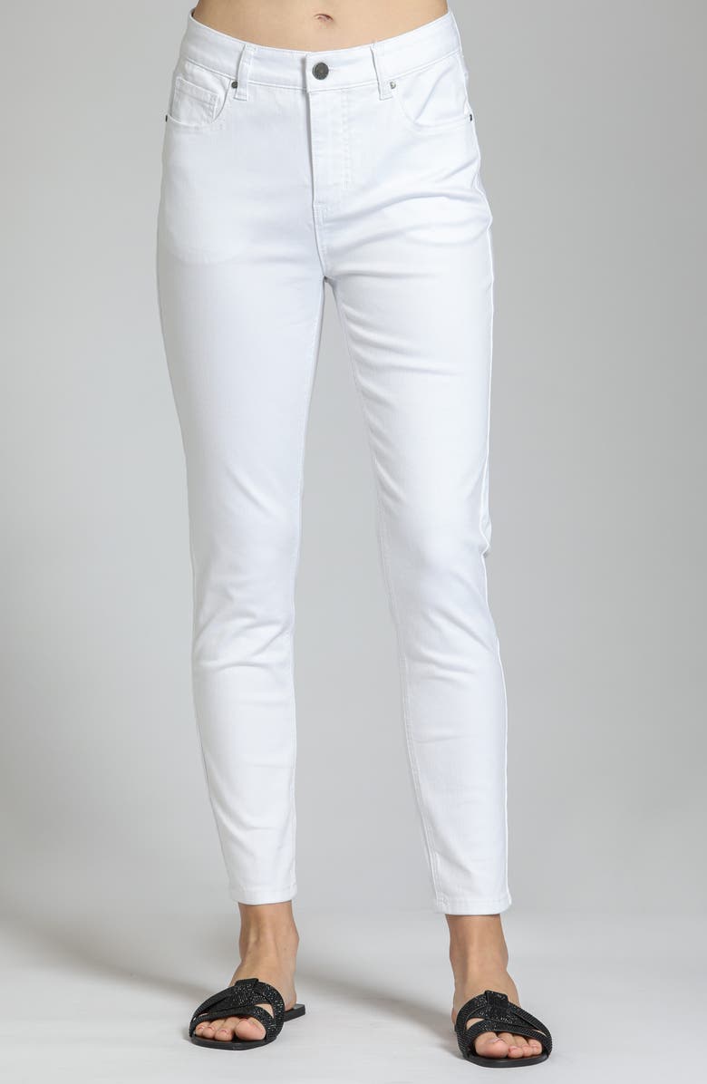 APNY Liberty Ankle Skinny Jeans, Main, color, White