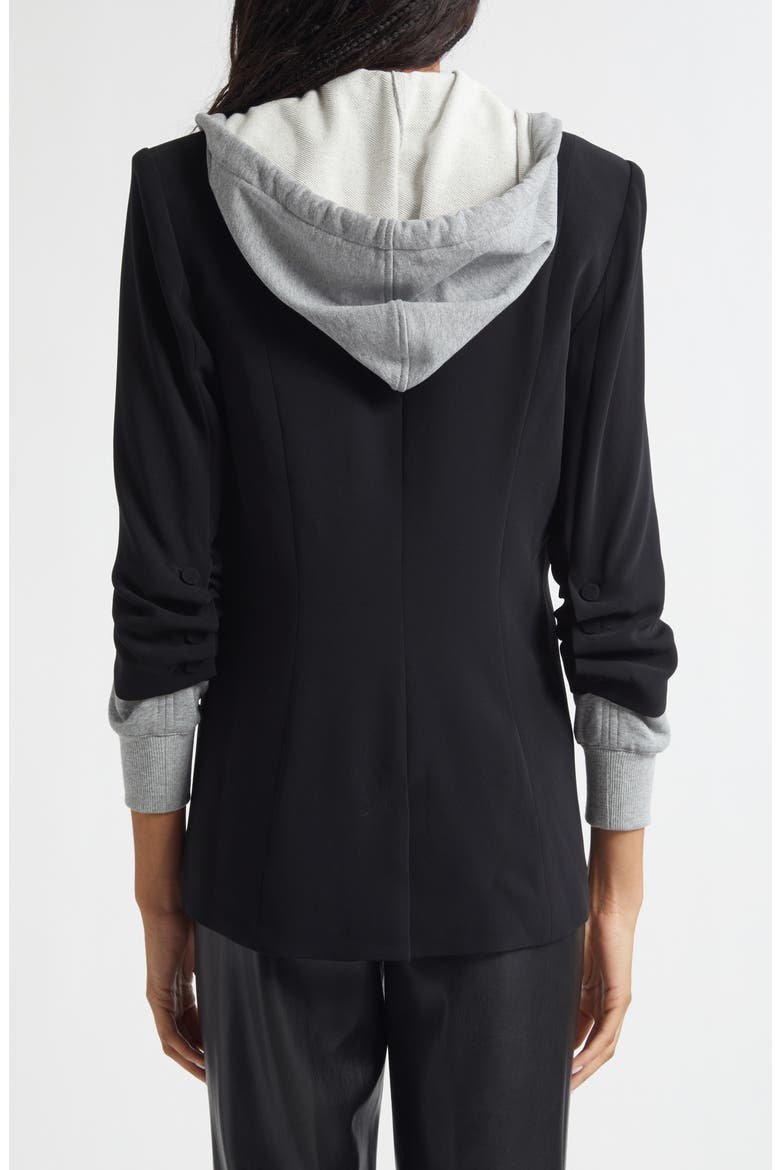 Hooded Khloe Jacket, Alternate, color, BLACK/ HEATHER GREY