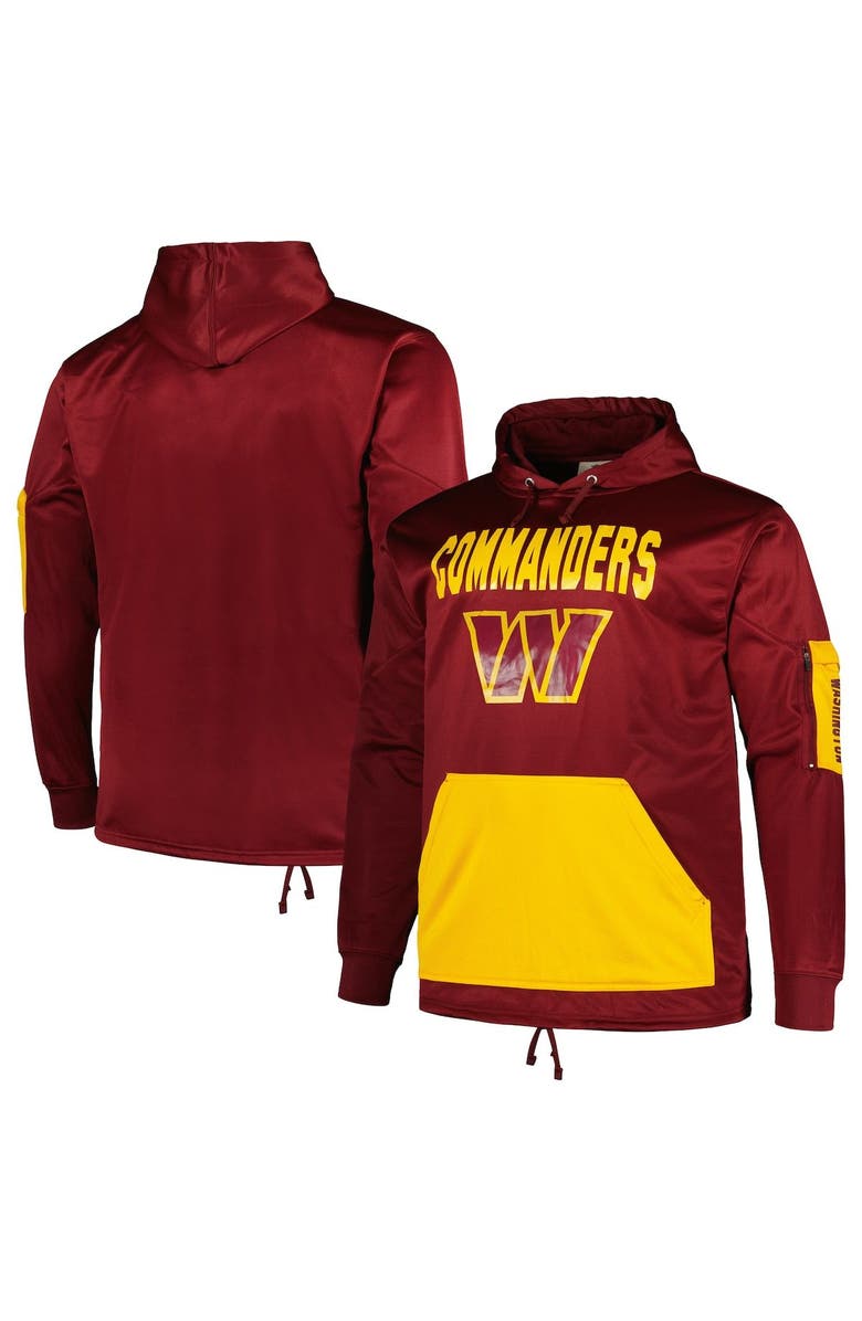 FANATICS Men's Fanatics Branded  Burgundy Washington Commanders Big & Tall Pullover Hoodie, Main, color, Burgundy