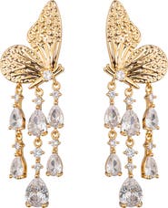 EYE CANDY LOS ANGELES Monarch Butterfly Drop Earrings