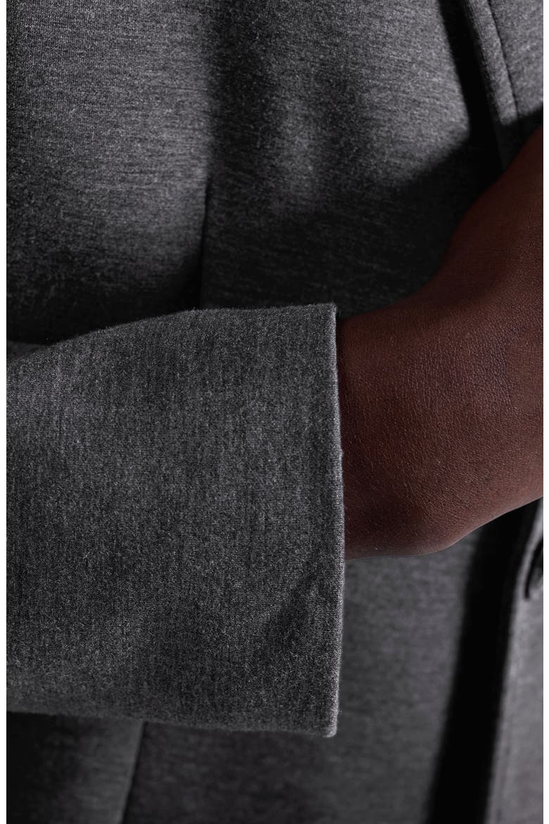 Soft Touch Heathered Grey Knit Blazer, Alternate, color, ANTHRACITE