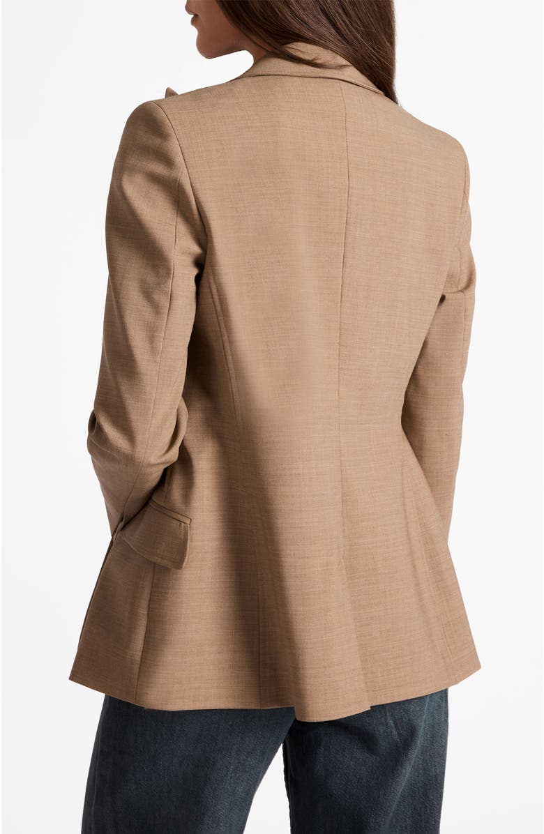 Santorelli Jess Single Button Jacket in Stretch Wool, Alternate, color, Hazelwood