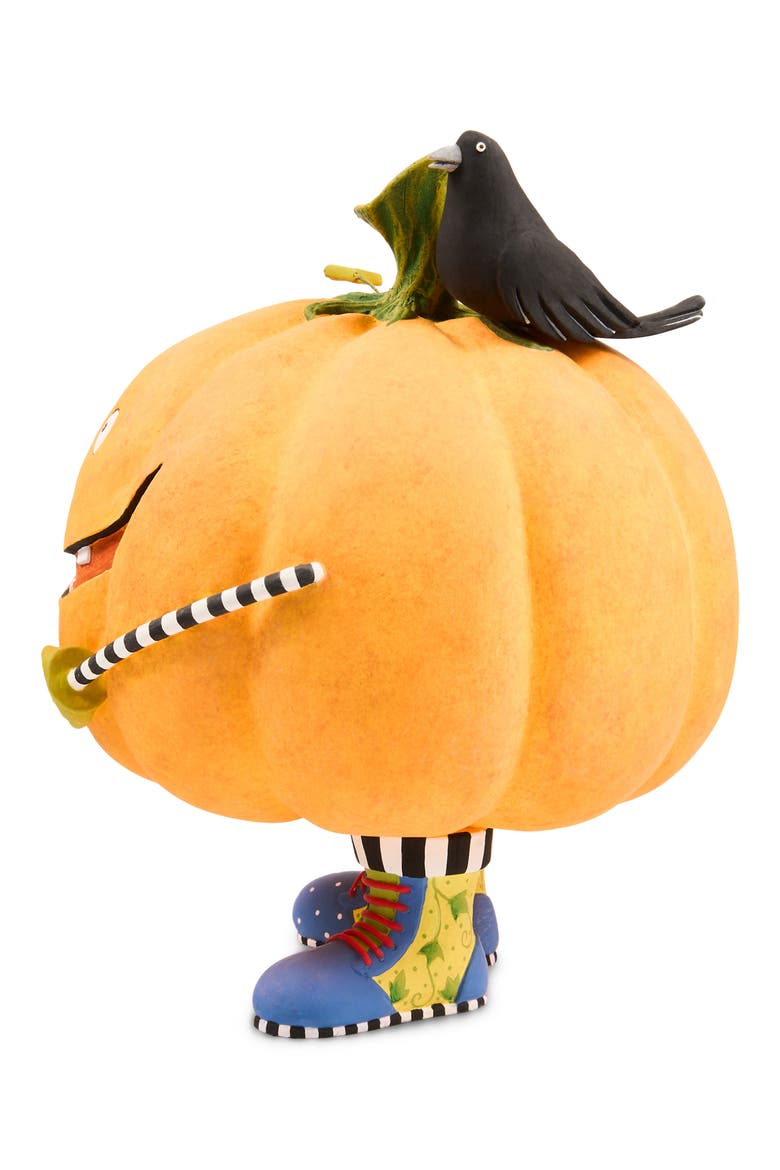 Patience Brewster Corbet Pumpkin Ornament, Alternate, color, ORANGE