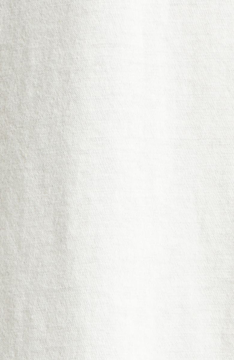 R13 I Don't Care Relaxed Fit Cotton & Cashmere Graphic T-Shirt, Alternate, color, Ecru White