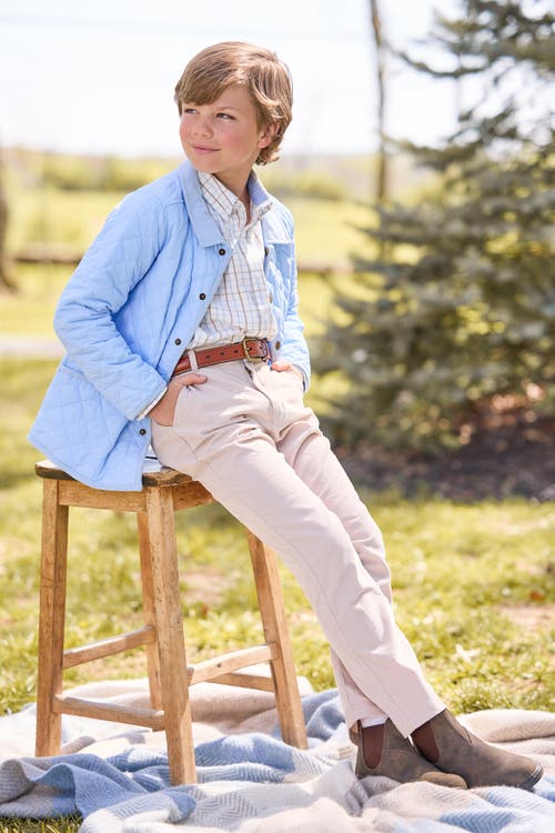 Little English Kids' Button Down Shirt In White