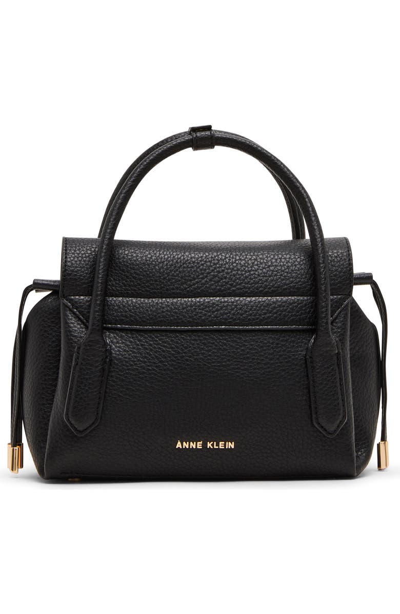 Anne Klein Small Satchel Bag, Alternate, color, Black