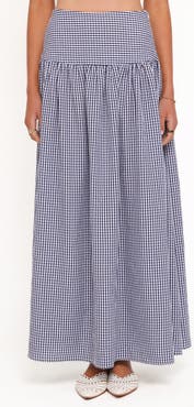 Petal & Pup Laurita Gingham Maxi Skirt