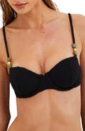 ViX Paula Hermanny Firenze Kiana Mel Beaded Bikini Top