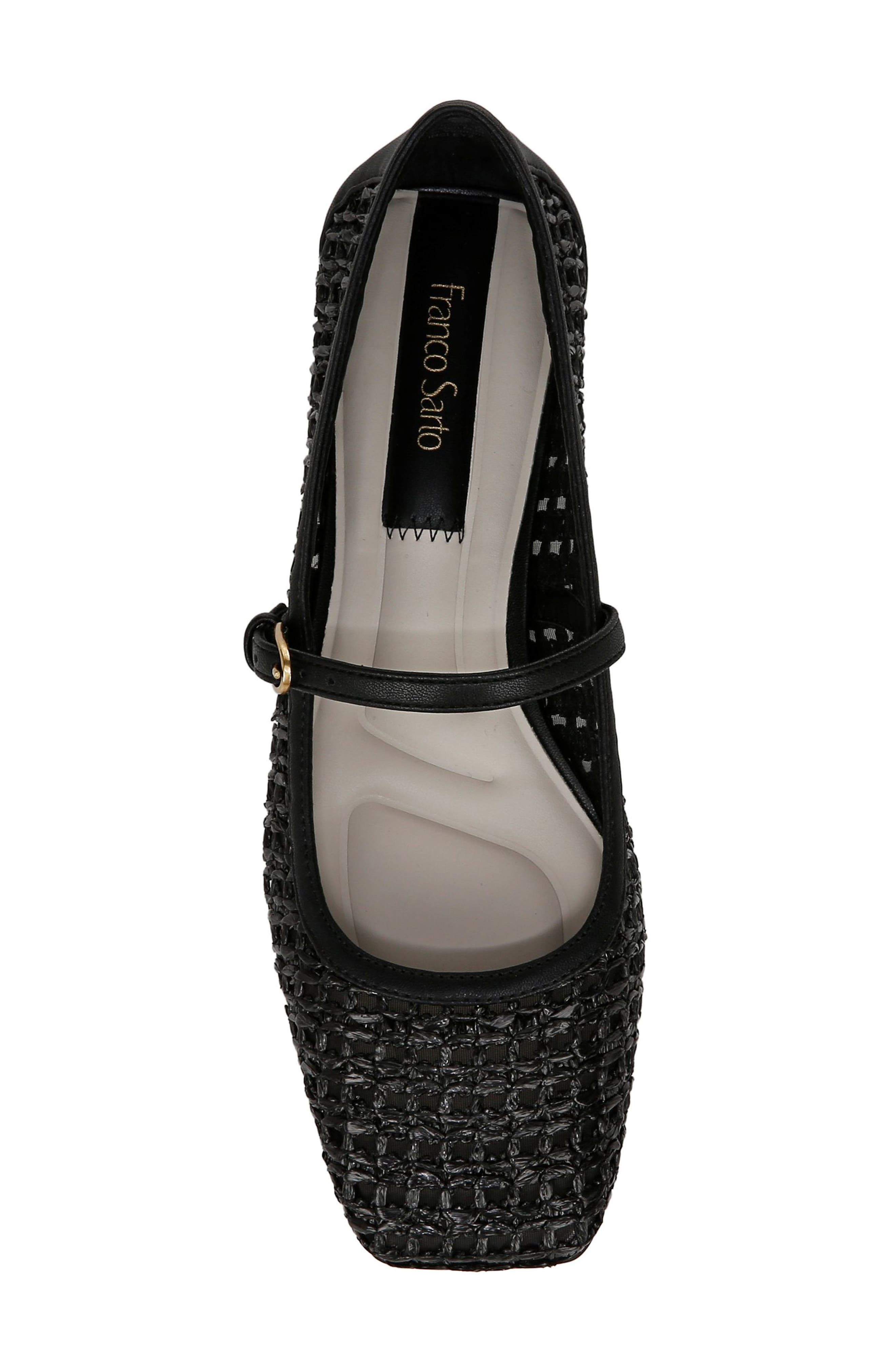 Franco Sarto Tinsley Mary Jane Flat, Alternate, color, Black