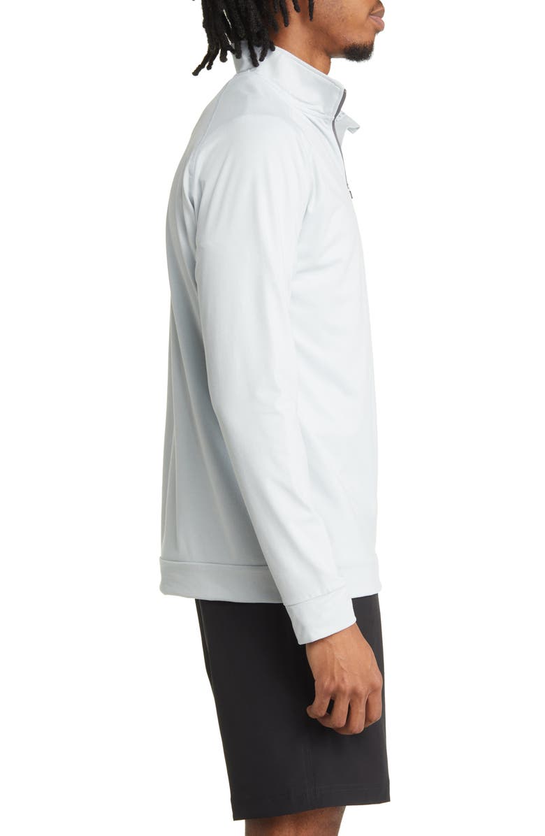 Swannies Graham Quarter Zip Golf Pullover, Alternate, color, Fog Heather-Navy