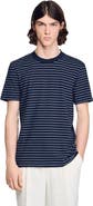 SANDRO Striped T-shirt
