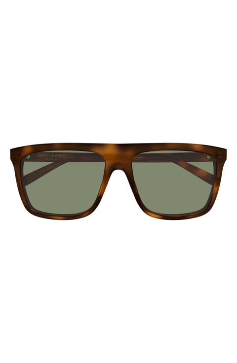 SL 904 Flat Top Square Sunglasses