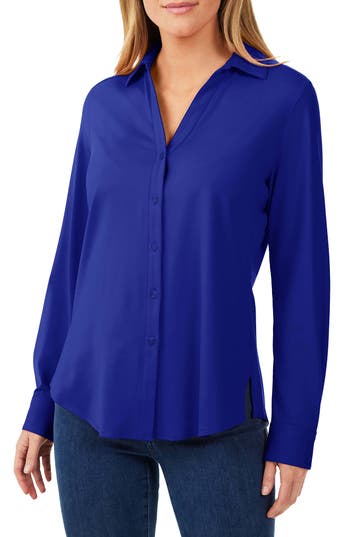 Foxcroft Mary Jersey Top