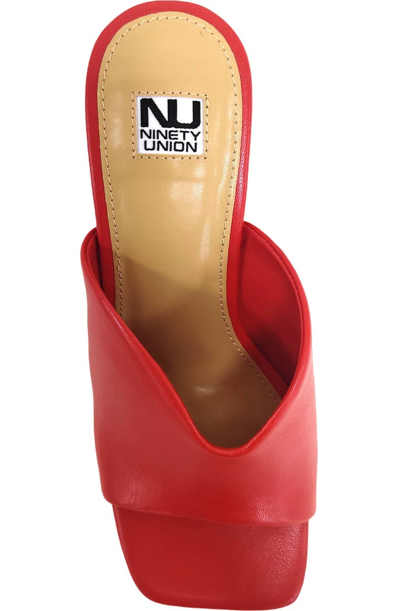 NINETY UNION Gypsy Square Toe Mule, Alternate, color, Red