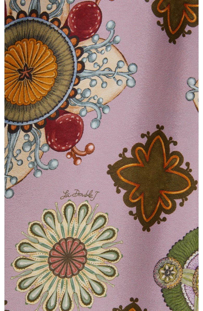 La DoubleJ Lunaria Foulard Dress, Alternate, color, Nucleus Black