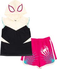 Marvel Spider-Man Cosplay Tank Top & Shorts Set