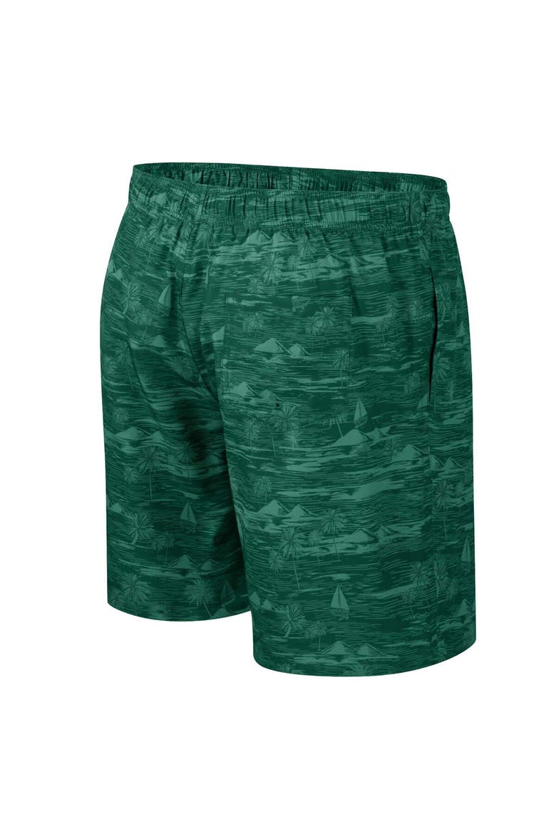 Men's Colosseum Green Baylor Bears Ozark Swim Shorts, Alternate, color, Green