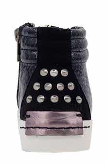 SHUSHOP Kids' Reese Studded High Top Sneaker