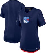 FANATICS Women's Fanatics  Navy New York Rangers Authentic Pro Rink Tech T-Shirt
