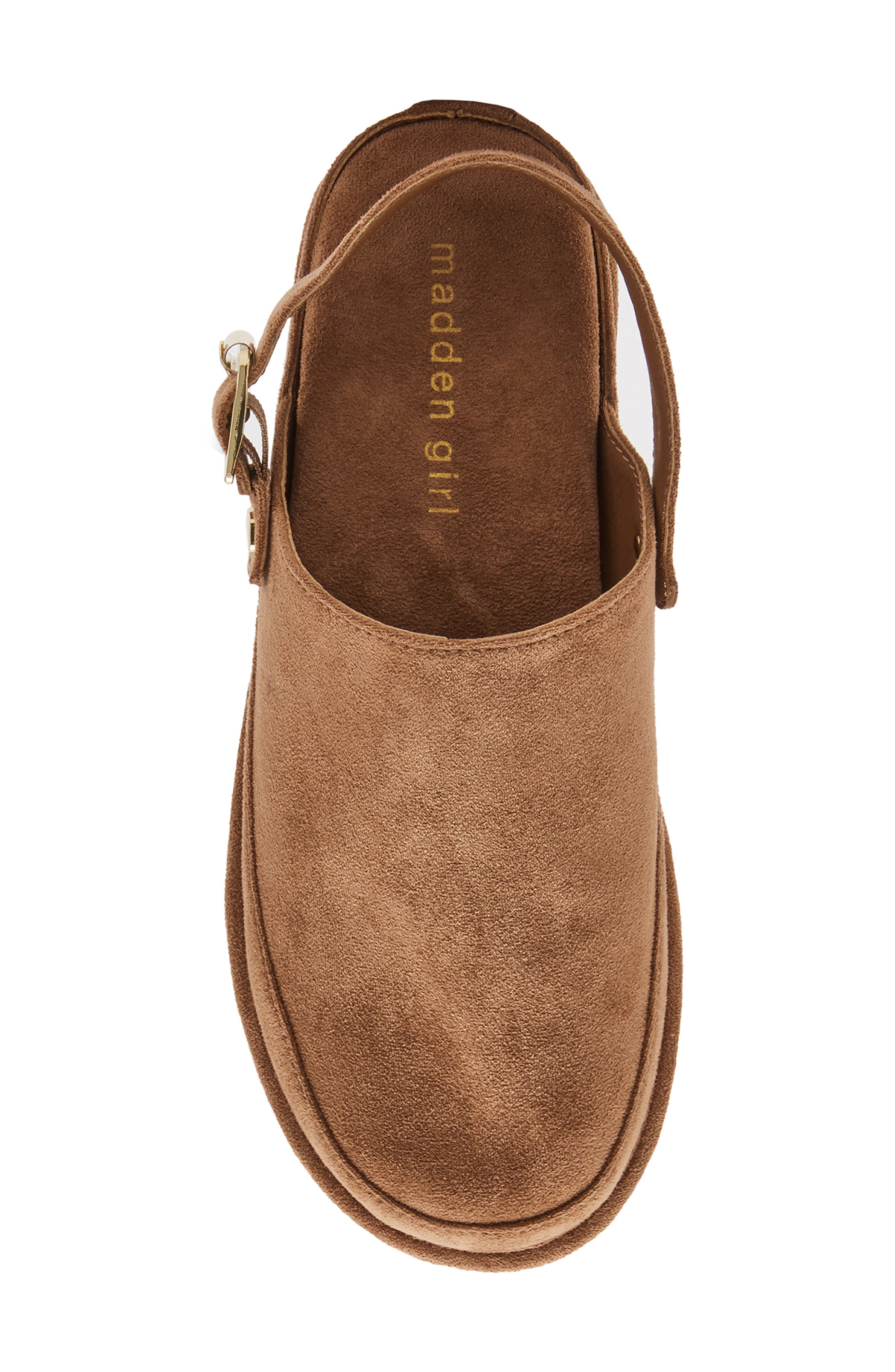 Madden Girl Grahamm Slingback Mule, Alternate, color, Tan Fab