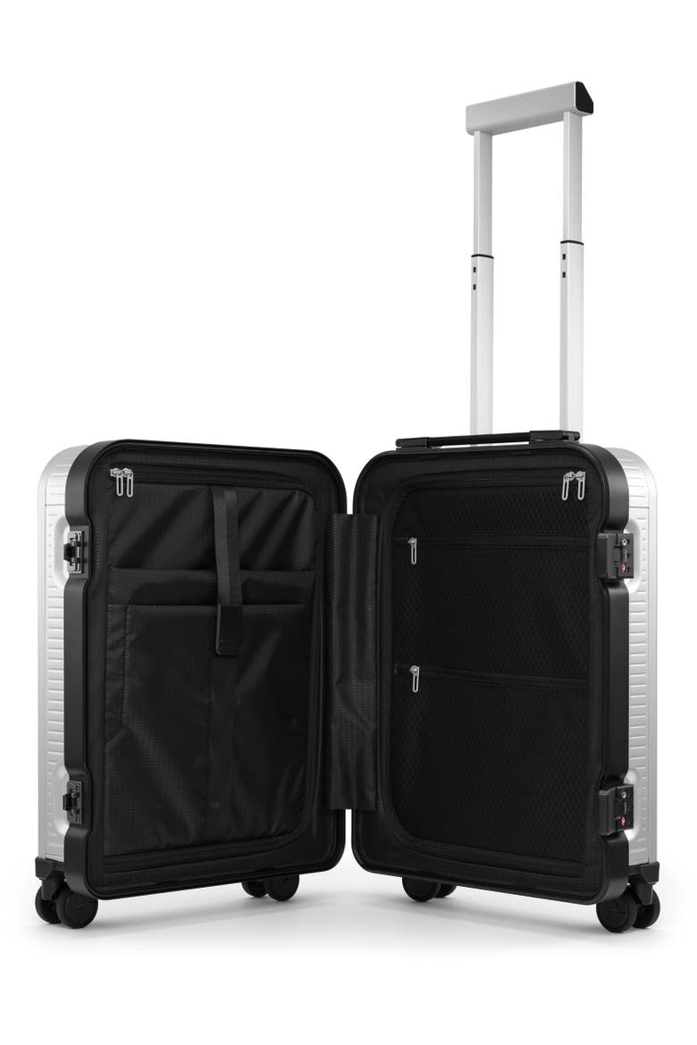 Ramverk Alu 21" Carry On Luggage, Alternate, color, Silver / Onyx