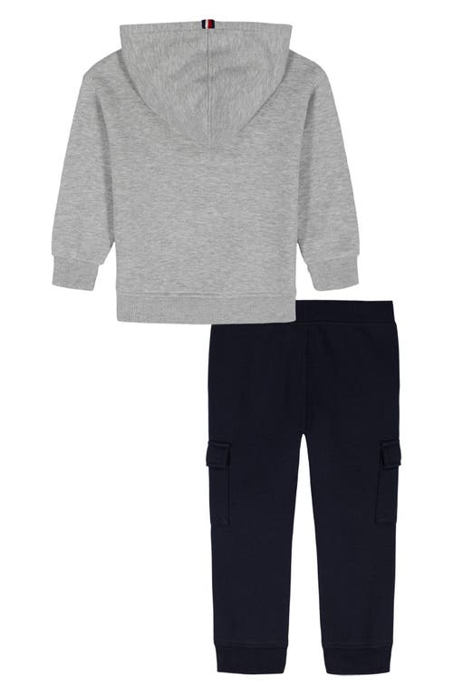 Tommy Hilfiger Kids' Hoodie & Jogger Set In Gray