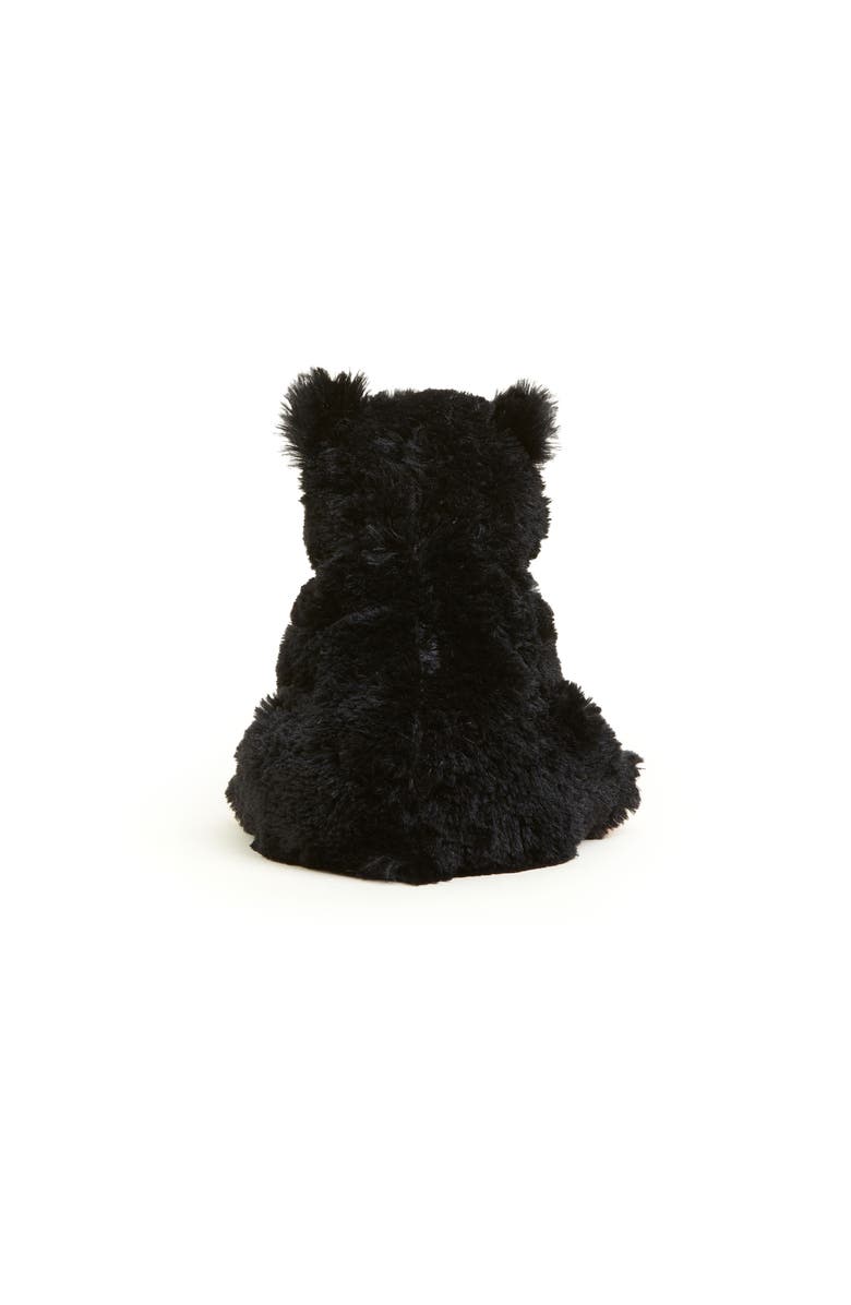 Warmies Black Bear Plush Toy, Alternate, color, Black