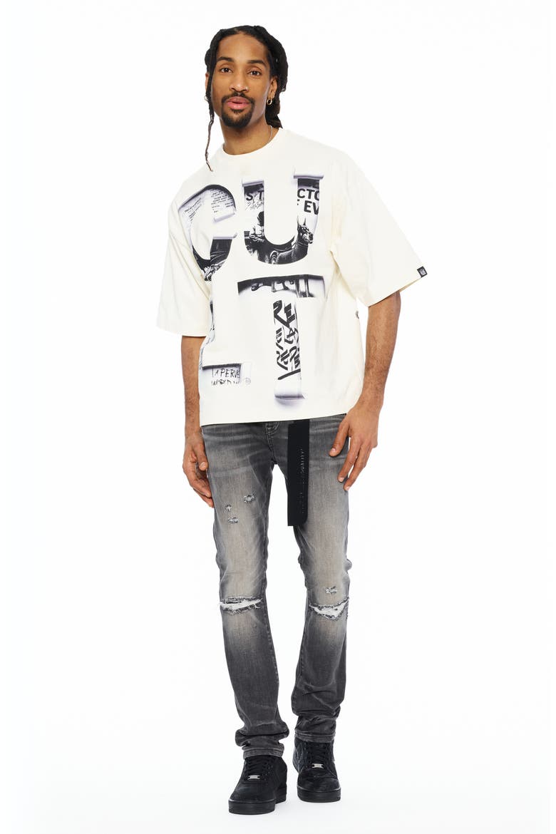 Logo Graphic Boxy Top, Alternate, color, WINTER WHITE