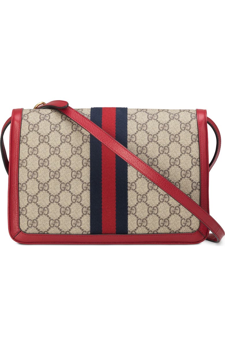 Gucci Queen Margaret GG Supreme Small Crossbody Bag, Alternate, color,