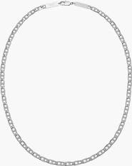 YOJ Figaro Cut Chain In Silver