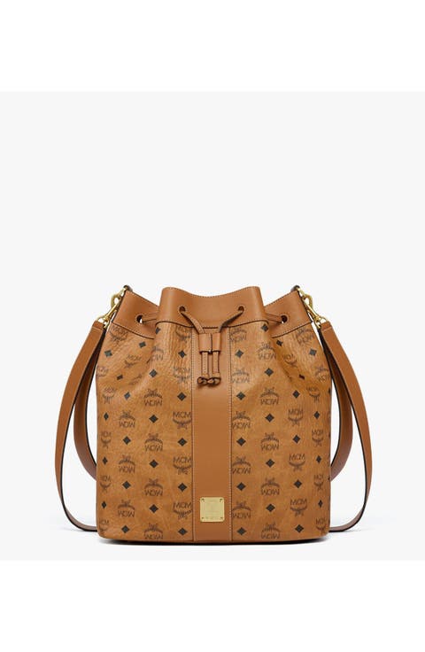 Large Dessau Drawstring Bag in Visetos