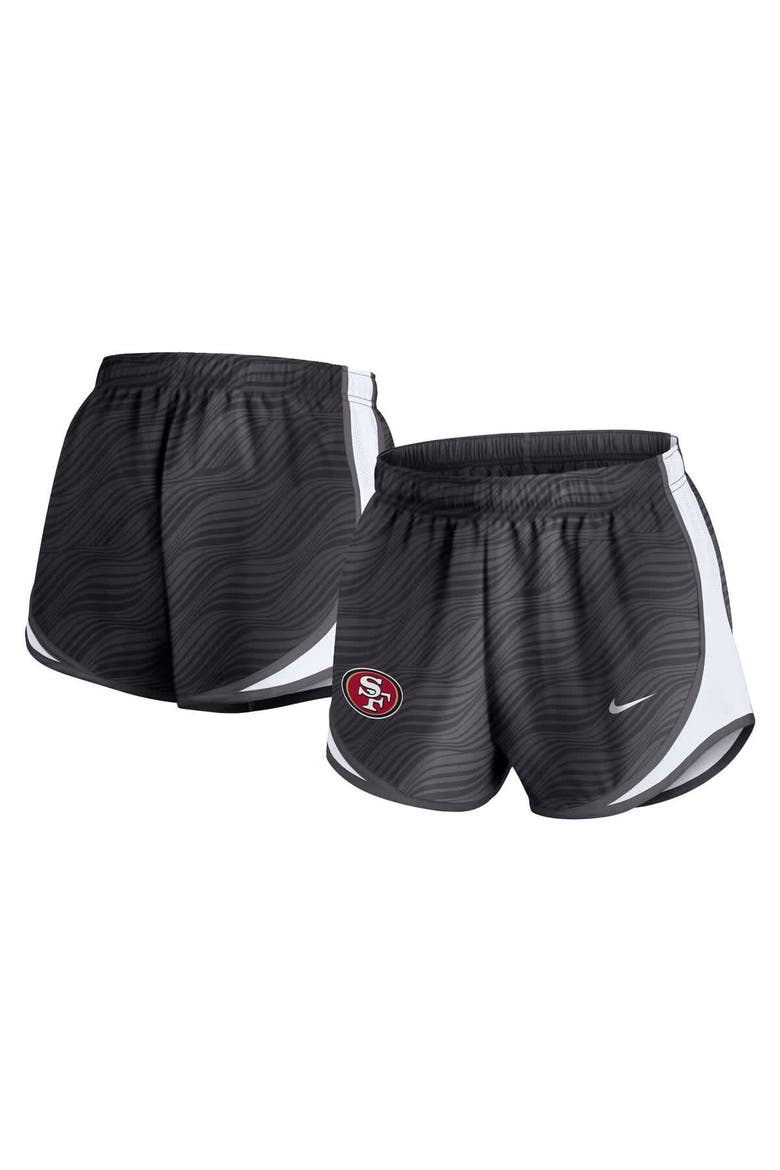Women's Nike Anthracite San Francisco 49ers Tempo Performance Shorts, Main, color, Anthracite