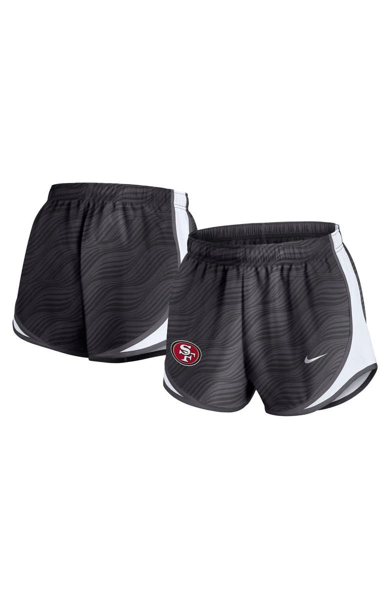 Nike Women's Nike Anthracite San Francisco 49ers Tempo Performance Shorts, Main, color, Anthracite