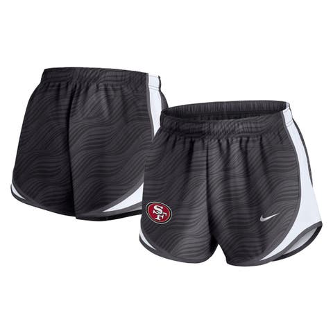 Women's Nike Anthracite San Francisco 49ers Tempo Performance Shorts
