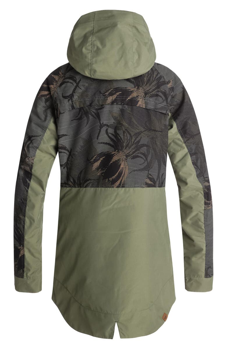 Roxy Waterproof DryFlight<sup>®</sup> Thinsulate<sup>®</sup> Insulated Snow Jacket, Alternate, color, 