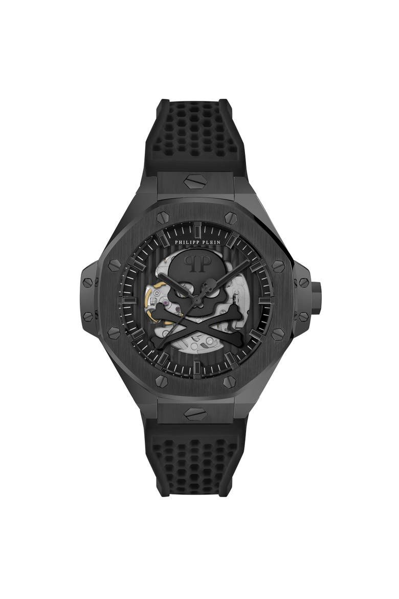 $Keleton Royal Stainless Steel Watches Men, Main, color, black/black