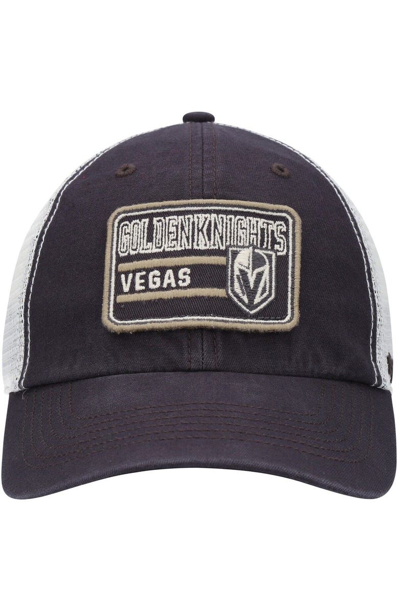 '47 Men's '47 Charcoal Vegas Golden Knights Off Ramp Trucker Snapback Hat, Alternate, color, Charcoal