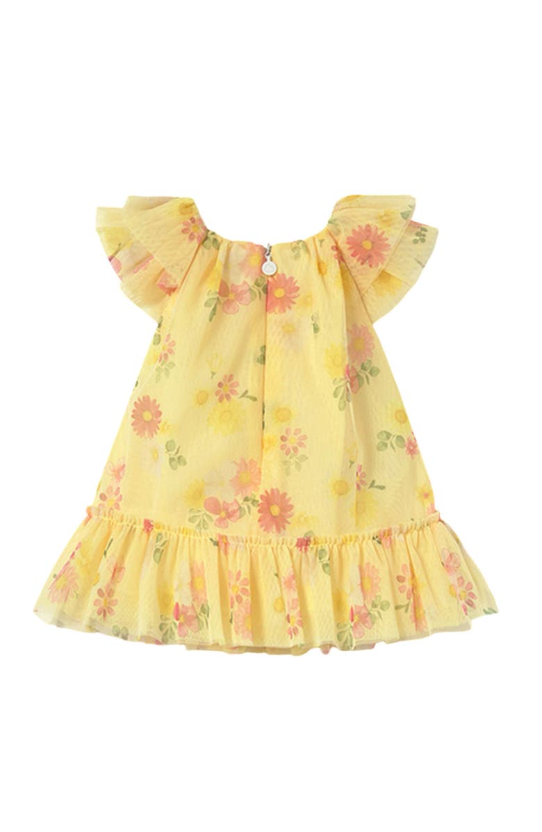 Mayoral Sunflower Tulle Dress, Alternate, color, 