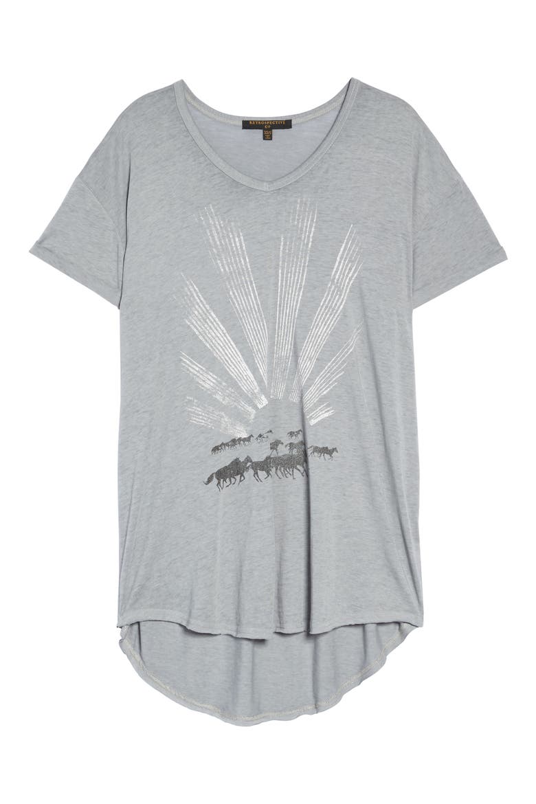 Burnout Nightshirt, Alternate, color, GRAY RUN WILD