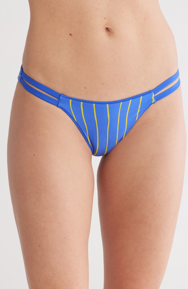Maaji Pacific Blue Split Bikini Bottoms, Alternate, color, 